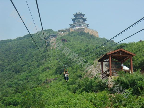 湖北大洪山滑索